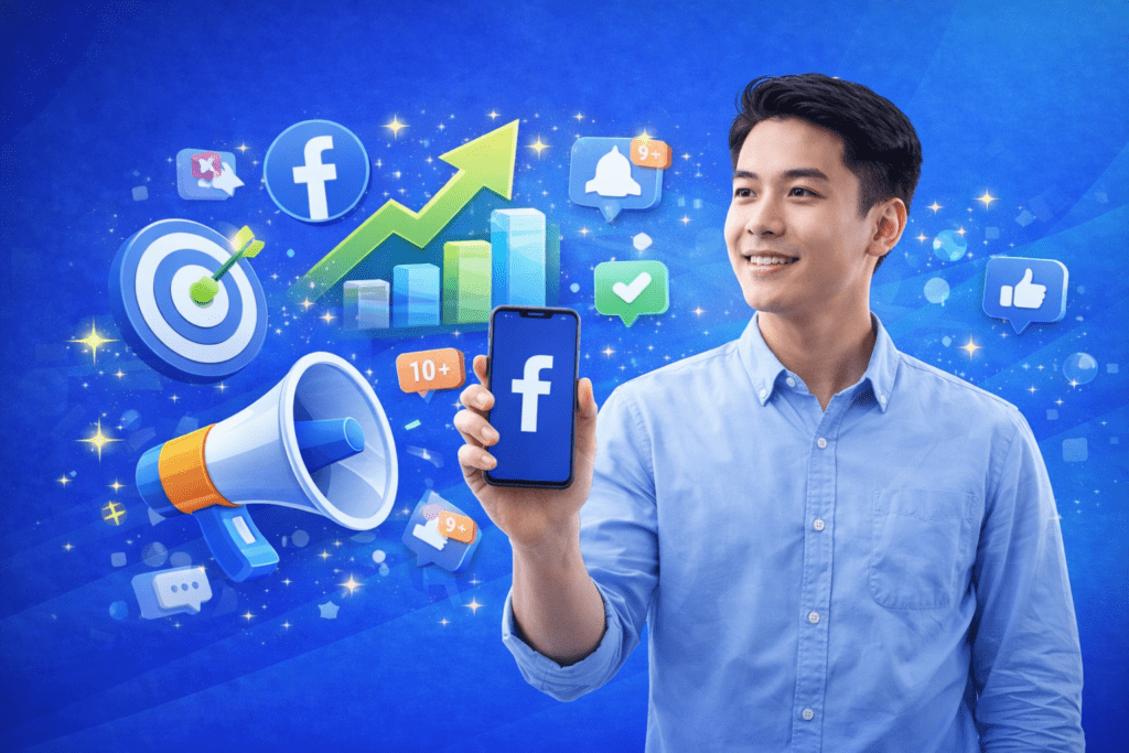 hình ảnh minh họa khóa học Facebook Marketing 2026 1 kèm 1 tại vietnamsupport