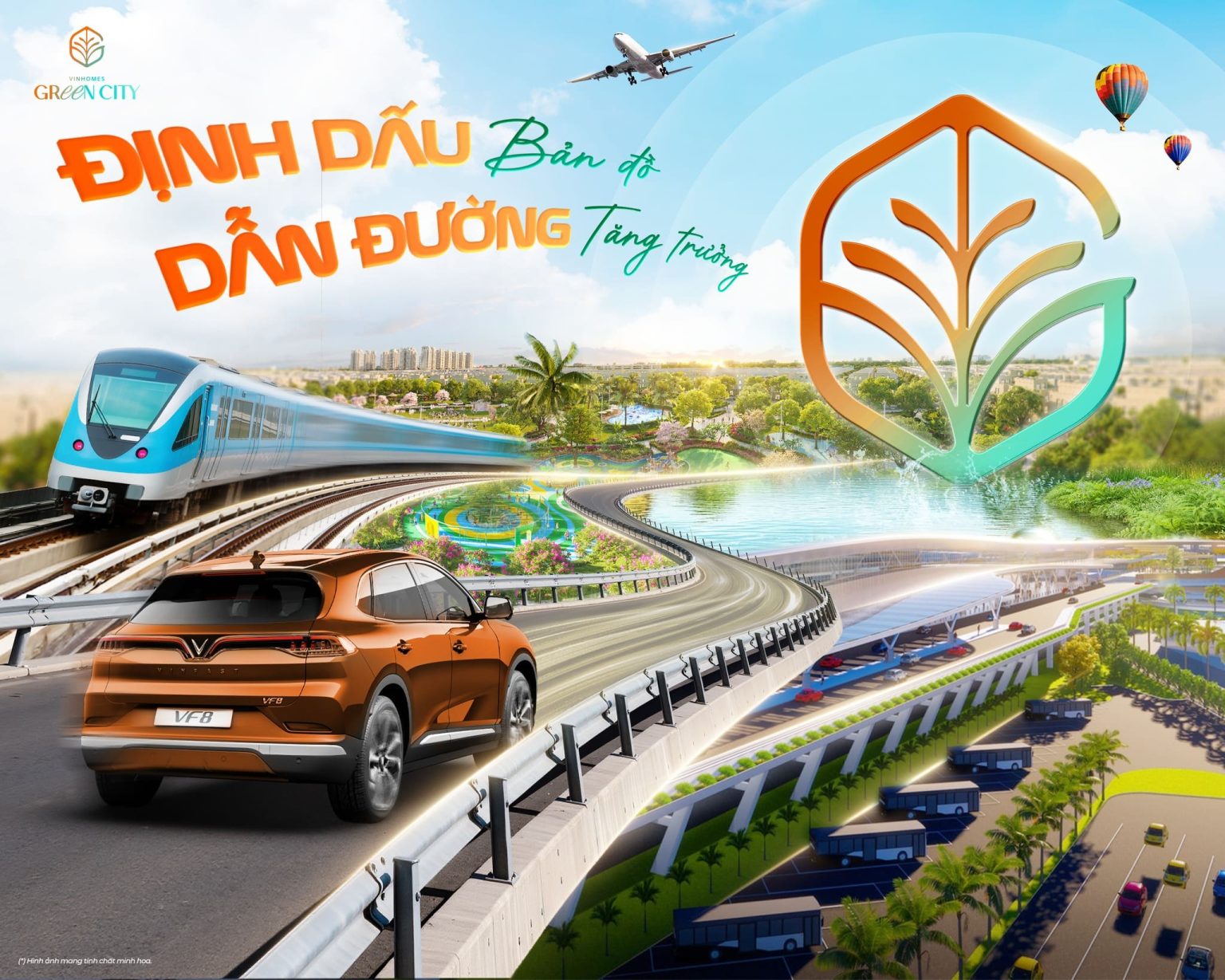 Vinhomes Green City : Định dấu dẫn bản đồ, dẫn đường tăng trưởng