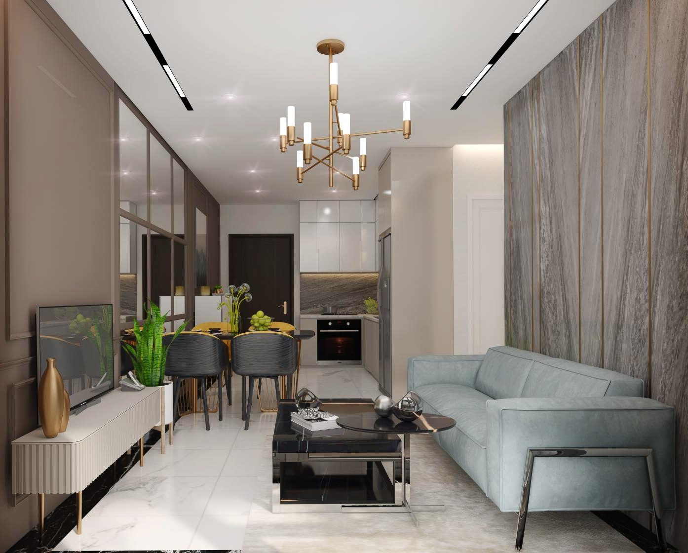 Mẫu căn hộ vinhomes hóc môn