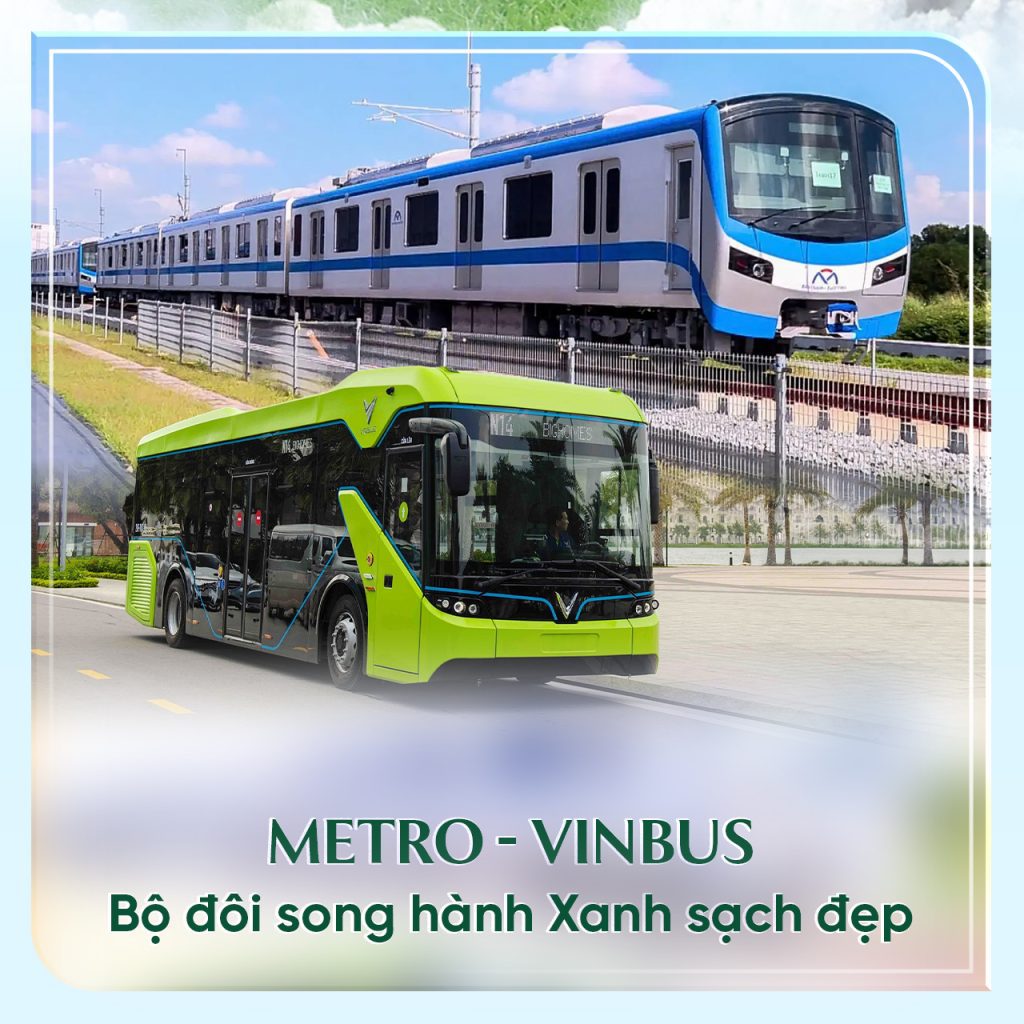 Tuyến xe Metro - Vinbus tại vinhomes green city