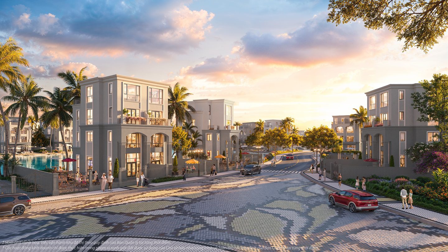 hình ảnh khu nhà liền kề vinhomes green city hậu nghĩa, long an