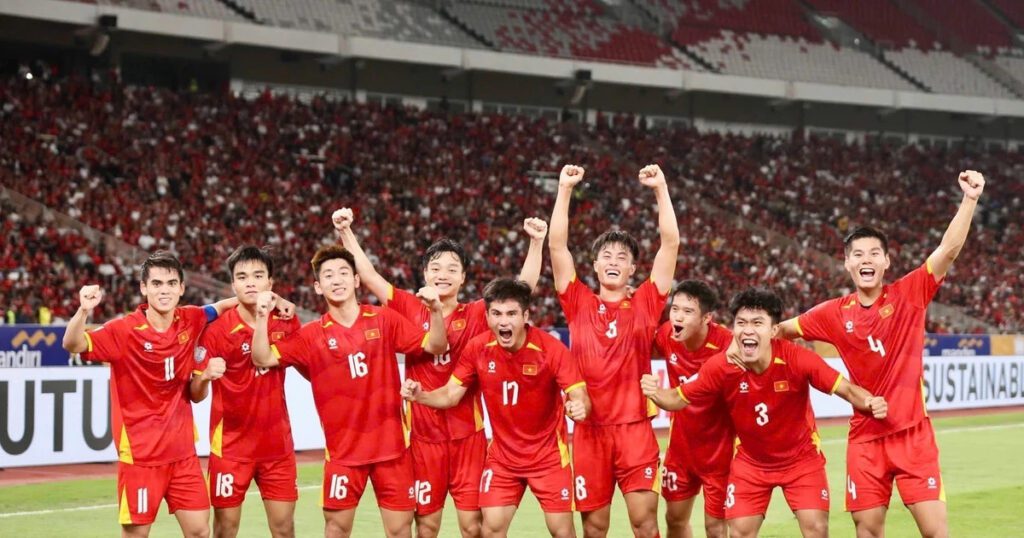 hình ảnh đội hình của u23 việt nam tại vòng chung kết u23 châu á